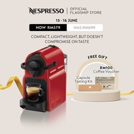 Nespresso Inissia Coffee Machine Red / Coffee Maker / Automated Capsule Coffee Machine Nespresso / (C40-ME-RE-NE4)