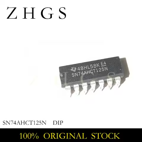 10PCS New SN74AHCT125N 74AHCT125N 74AHCT125 Inline DIP14 Logic Chip IC In Stock Wholesale