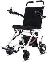 Fashionable Simplicity Electric Wheelchair Super Lightweight Foldable Mobility Aid Power Chair For Travel Outdoor Home Weight Only 36Lbs Support 220 Lbs
