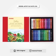 GREEBEL Crayon Artist 24 Colors Crayon Artist Oil Pastel 24 Crayon Greebel