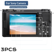 3PCS Camera 9H Tempered Glass Film For Sony ZV-E10 ZV-1 ZV-E10 II ZV-E1 ZV-1 II ZV-1F FX30 FX30B FX3