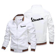 2022 High Quality Spring Autumn Windbreaker Jacket Men 39s Vespa Bomber Jacket Street Outdoors Zip J