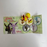 日本扭蛋 Pokemon 寵物小精靈 Eevee 伊貝 杯緣子裝飾扭蛋 - 火伊貝