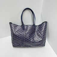 【時髦經典🪩】 Goyard Saint Louis PM 海軍藍 托特包 （代購9萬多）