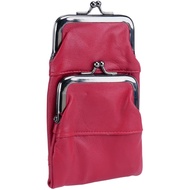 Leather Impressions snap closure Cigarette Case - Handmade Genuine Leather Cigarette Case with doubl