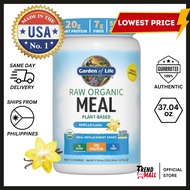 Garden of Life Vegan Protein Powder - Raw Organic Meal Replacement Shakes - Vanilla - Pea Protein
