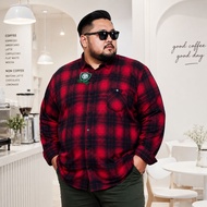 KEMEJA SUPER JUMBO FLANEL SHIRT FLANEL SHIRT 5XL 6XL 7XL OVERSIZE SHIRT