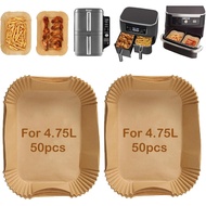 100Tablet untuk kegunaan Ninja Double Layer XL 9.5L SL400EU Kertas pelapik, Aksesori Air Fryer Sesua