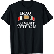 Iraq Combat Veteran Red Friday Iraqi War Service Ribbon Iraq T-Shirt
