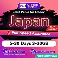 Japan SIM Card Pro 5-30Days 3-30GB 5G/4G Data | Instant Airport Pickup | High Speed Travel Data Japa