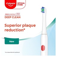 COLGATE Proclinical B150 Electric Toothbrush (Includes 2 AAA Batteries) (Black/White)
