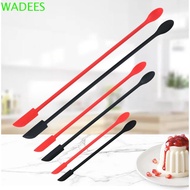 WADEES Spatulas Cooking Soft Silicone Baking Pastry Cream Spoon Jar Kitchen Accessories
