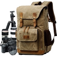 camera bag Canvas Batik Waterproof Photography Outdoor Wear-resistant Large Photo Camera for Fujifilm Nikon Canon Backpack
