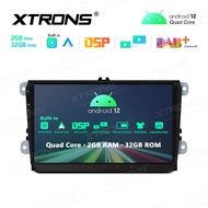 XTRONS 9" VW/Skoda/SEAT Android Player 2+32G With CarPlay/Android Auto/DSP/RCA Output Car Radio Stereo Navigation GPS