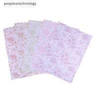 peoplestechnology 10Pcs Printed Floral Paper Hand Kneaded Papers Bouquet Packaging Materials Flower Shop Flower Art Flower Decoration Paper PLY