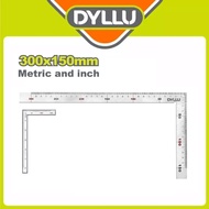 DYLLU Stainless Steel Angle Square ( 12" x 6" ) | 12 Inch L Shape Right Angle Ruler DTSR4330