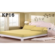 (Wholesales Price)INOVO KING SIZE PLAIN COLOUR FITTED BEDSHEET (KP21-23)