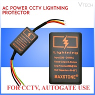 PROMO !!!  AC220-240V Maxstone Power Surge Lightning Protector Autogate / CCTV Camera-Ready Stock-Vtechnology