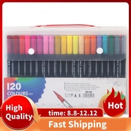 Watercolor Art Marker Pens Dual Tip Watercolor Art Marker Pens 120 Colors Markers Set