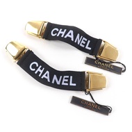 全新未使用 CHANEL 復古款 94P A03530 標誌設計臂章，黑色，金色五金配件，含原廠盒，女士款