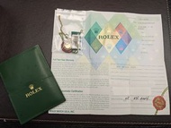 ROLEX 勞力士 118206 保證書 吊牌