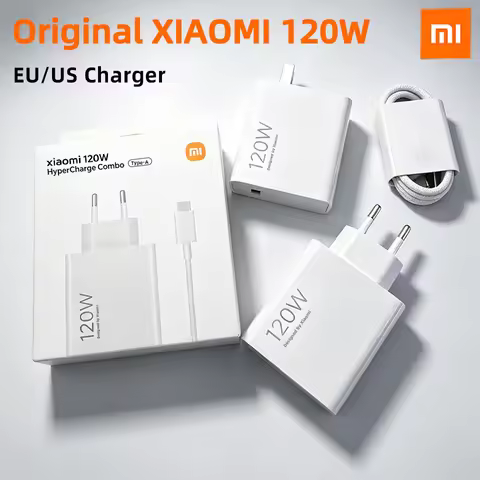 Original 120W XIAOMI GaN Charger Cargador Tipo C Fast Charging Adapter Xiaomi 17 17t 15 14 Pro Poco 