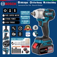 【100% Original】Bosch Impact Wrench 9980VF Cordless Impact Drill Electric Screwdriver Impact Wrench I