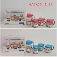 4PCS GLASS SPICE BOX spice rack set h spice rack glass set kitchen spice storage