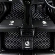 Ready Stock For VOLKSWAGEN CC T-ROC Bora Jetta T-Cross Car Floor Mats Car Carpet custom fit car mat karpet Waterproof Leather