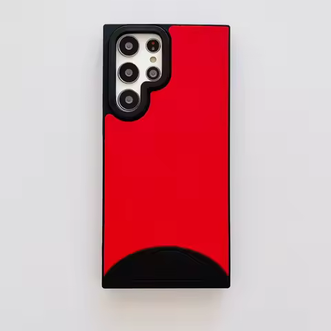 Luxury Designer 3D Red Bottom Phone Case for Samsung Galaxy S25 S24 S23 Plus Ultral A55 Textured Sho