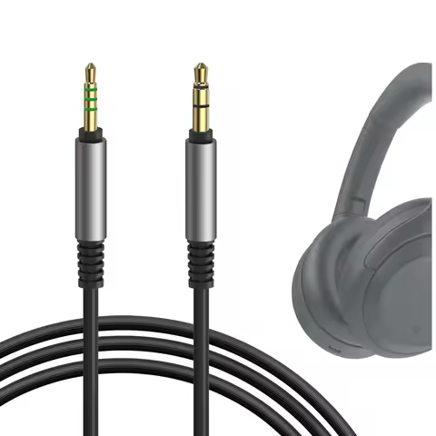 Geekria Audio Cable with 4.4mm Adapter Compatible with Sony WH-1000XM5 1000XM4 XB910N XB900N CH710N 