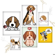 Ironed Image, Heat Pressed Image of Beagle Dog 8