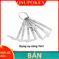 7IN1PCS Thợ Khóa Căng Thẳng Bộ Đầy Đủ Dành Cho Người Mới Bắt Đầu Thợ Khóa Bộ Lính Cứu Hỏa Chuyên Ngh