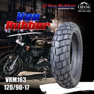 Vee Rubber Vrm-163 ขนาด 120/90-17  ปี2021 ดำ 120-90-17