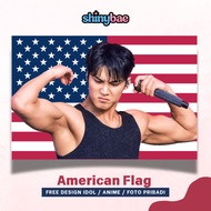 American Kpop Flag American Flag Custom Kpop Idol