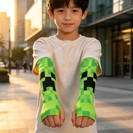 Taiwan Shipping Wheat Cube Ice Sleeve Minecraft Sunscreen Ice Sleeve Creeper Ice Sleeve Men Women Cy