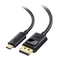 Cable Matters 32.4Gbps Bidirectional USB C to DisplayPort 1.4 Cable 10 ft Support 8K 60Hz/4K 240Hz (Thunderbolt 4 to DisplayPort, DisplayPort to USB C Cable) Black - Works with iPhone 15 MacBook XPS