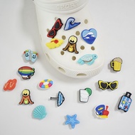 jibits Charms design Beach Sea Animals Series Shoes Pin crors Jibbit Decoration Cute for Kid Shoe Pi