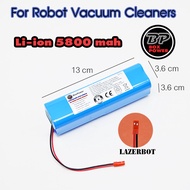 แบตเตอรี่สำหรับหุ่นยนต์ดูดฝุ่น Lazerbot รุ่นMark IV  Battery Li-ion 5800 mAh 14.8V( JST )