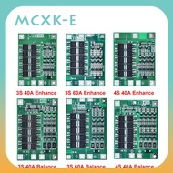 3S/4S 40A 60A Li-ion Lithium Battery Charger Protection Board 18650 BMS For Drill Motor 11.1V 12.6V/