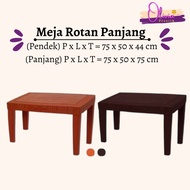 Rectangular Rattan Table/ Terrace Table/ Guest Table BlueShark Plastic Table
