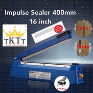 TKTT 400mm Plastic Impulse Sealer Machine Laminated Plastic Seal Packaging Sealing Mesin Pelekat Pla