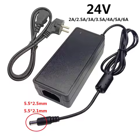 24V 2A 2.5A 3A 3.5A 4A 5A 6A Universal Power Adapter Supply AC DC Adaptor 220V To 24 V Volt Switchin