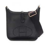 【二手】愛馬仕 HERMES Evelyne 23 黑色單肩包 其他 Evelyne 23 黑色 女士 全新未使用
