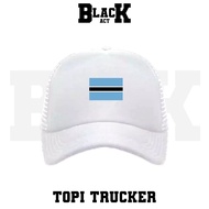 BOTSWANA FLAG TRUCKER HAT