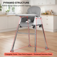 Otomo Kerusi Makan Bayi Tinggi 3 Mode Adjustable Baby High Chair Dining Chair up to 25kg High & Low 