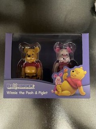 Bearbrick bear brick be@rbrick 維尼維 小豬 winne the pooh  and piglet  100% 字母 basic 禮物 抽獎 生日禮物 玩具 聖誕禮物 預