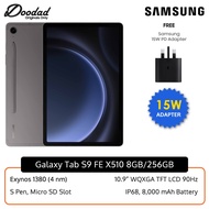 Samsung Galaxy Tab S9 FE WiFi With S Pen 8GB+256GB SM-X510 With 15W Adapter | MY Sets | 1 Year Warra