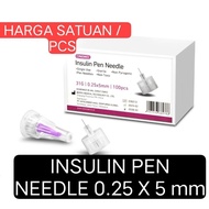 Onemed insulin needle Pen needle 31G 0.25 x 5mm Retail per pcs