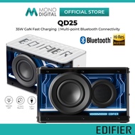 Edifier QD25 Tabletop Wireless Speaker 25W RMS Bluetooth 6.0 Portable Speaker with 35W GaN Fast Char